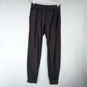 Lululemon ABC Jogger Black Size Medium Men Pants Ribbed Waist Cuff Reversible